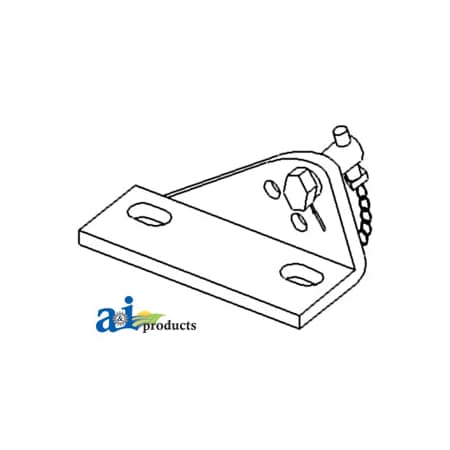 A & I Products Bracket, Stabilizer (LH) 7" x4.5" x4" A-47V60LH